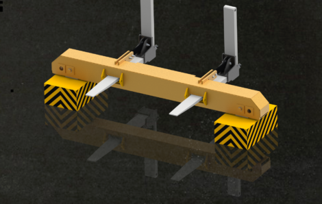 Integrated Magnet System for Forklifts