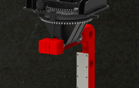 Rotating Unshifting “C” Hook for Stacker