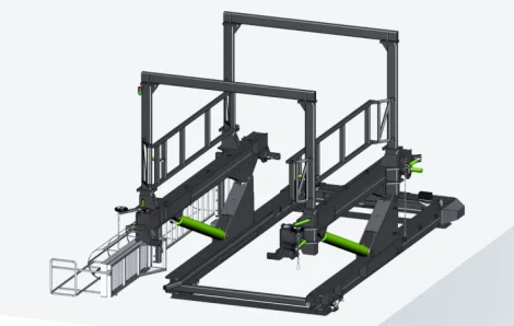 Sistema di ribaltamento per Container